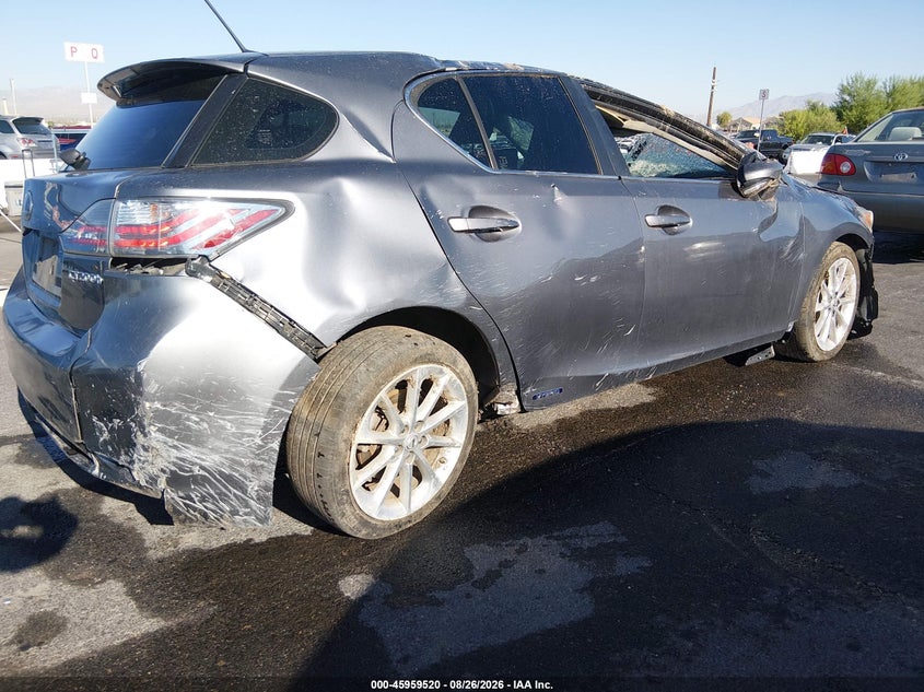 Vin: jthkd5bh9c2114003, lot: 46458739, lexus ct 200h premium 20124