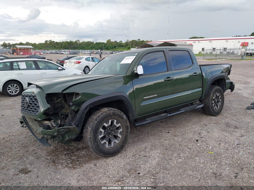 2021 Toyota Tacoma Trd Off-Road, Front & Rear, IAAI, VIN 5TFCZ5AN2MX275019 — photo 2