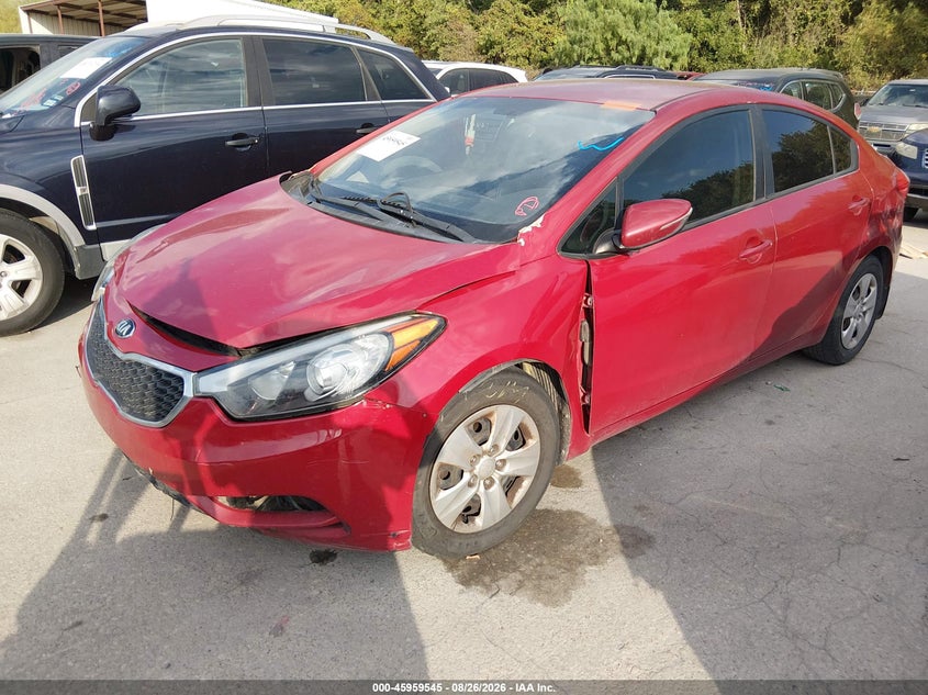 Vin: knafx4a60f5287834, lot: 46458764, kia forte lx 20152