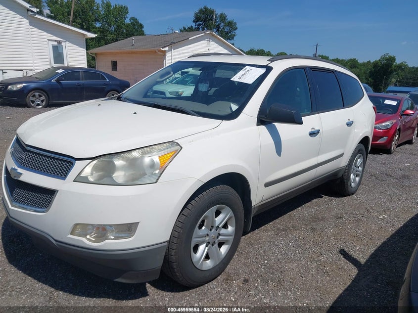 Vin: 1gnkreed6bj317728, lot: 46458773, chevrolet traverse ls 20112