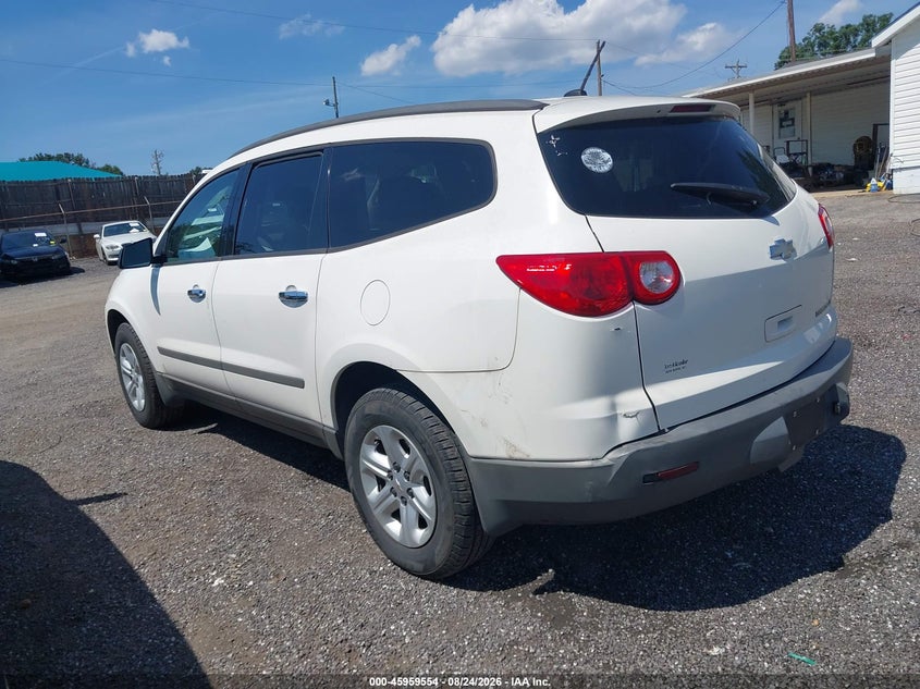 Vin: 1gnkreed6bj317728, lot: 46458773, chevrolet traverse ls 20113