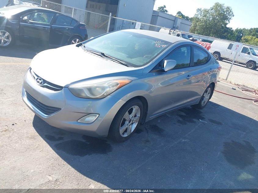 2012 Hyundai Elantra Gls (Ulsan Plant), Normal Wear & Tear, IAAI, VIN KMHDH4AE6CU383284 — photo 2