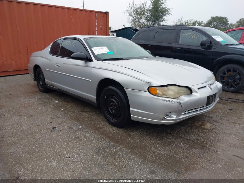 CHEVROLET MONTE CARLO 2004 VIN 2G1WW12EX49311320