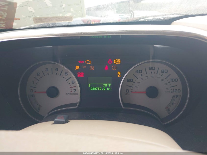 FORD EXPLORER 2010 VIN 1FMEU7EE5AUA45917