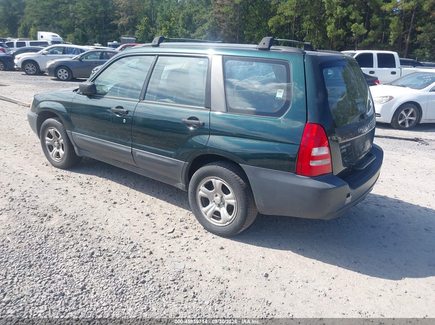 SUBARU FORESTER 2005 VIN JF1SG63645H702375
