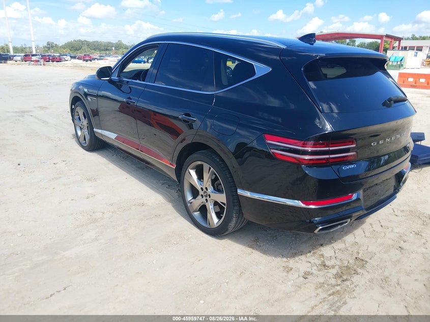 2021 GENESIS GV80 SPORT UTILITY VEHICLE 3.5L V-6 DI, DOHC, VVT, TURBO, 375HP