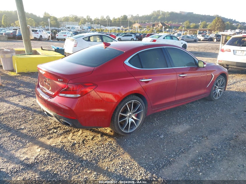 Vin: kmtg74lexlu063663, lot: 46458976, genesis g70 3.3t rwd 20204