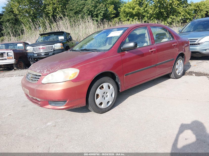 2003 Toyota Corolla, Звичайний знос, IAAI, VIN 1NXBR32E03Z153768 — фото 2