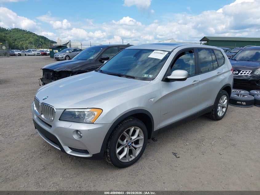 2011 BMW X3, Обычный износ, IAAI, VIN 5UXWX7C58BL731359 — фото 2