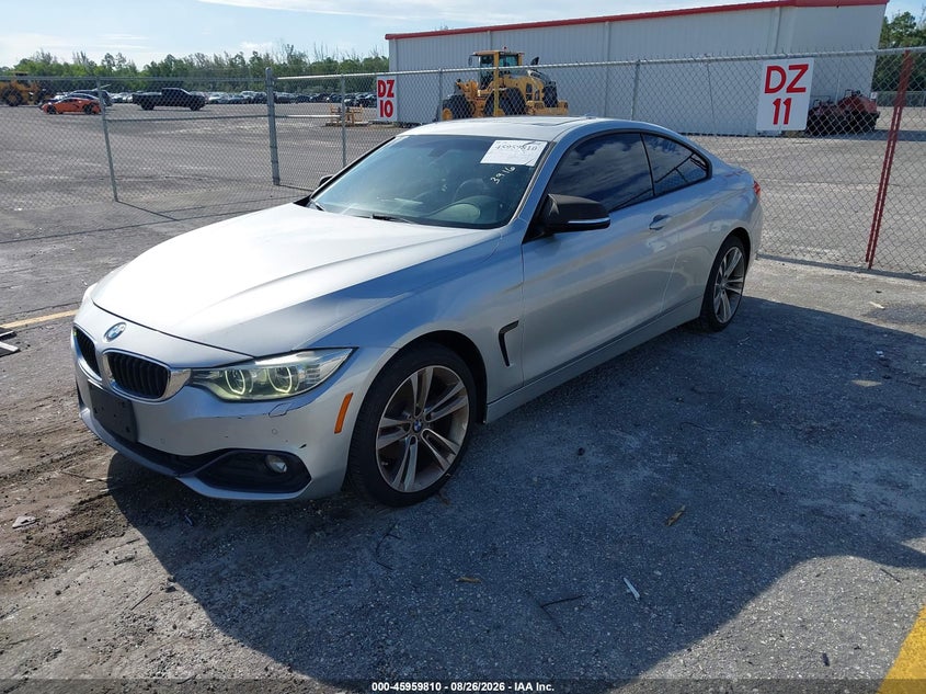 2014 BMW 4er, Неизвестно, IAAI, VIN WBA3N9C56EK245601 — фото 2