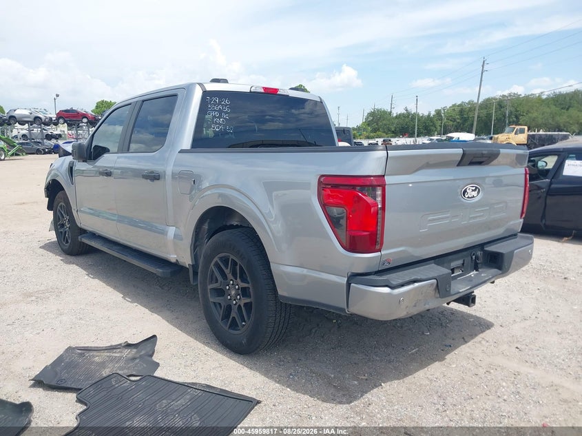 Vin: 1ftew2kpxrkf38698, lot: 46459036, ford f-150 stx 20243