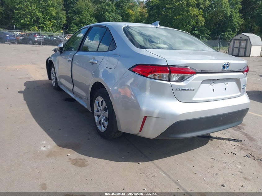 Vin: jtdbdmhe9sj013167, lot: 46459062, toyota corolla hybrid le 20253