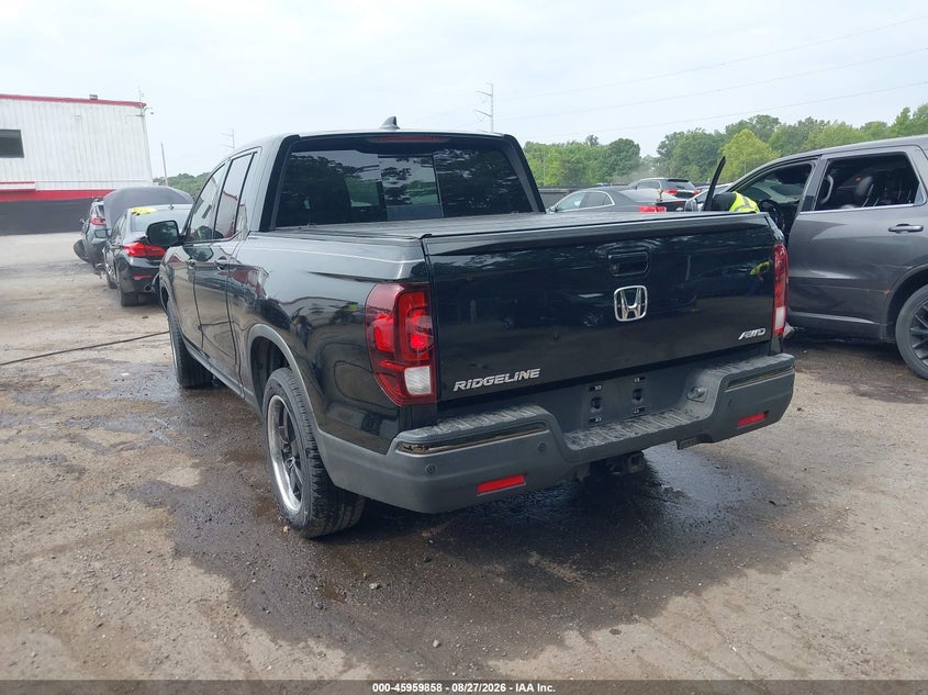 Vin: 5fpyk3f85jb004535, lot: 46459076, honda ridgeline black edition 20183