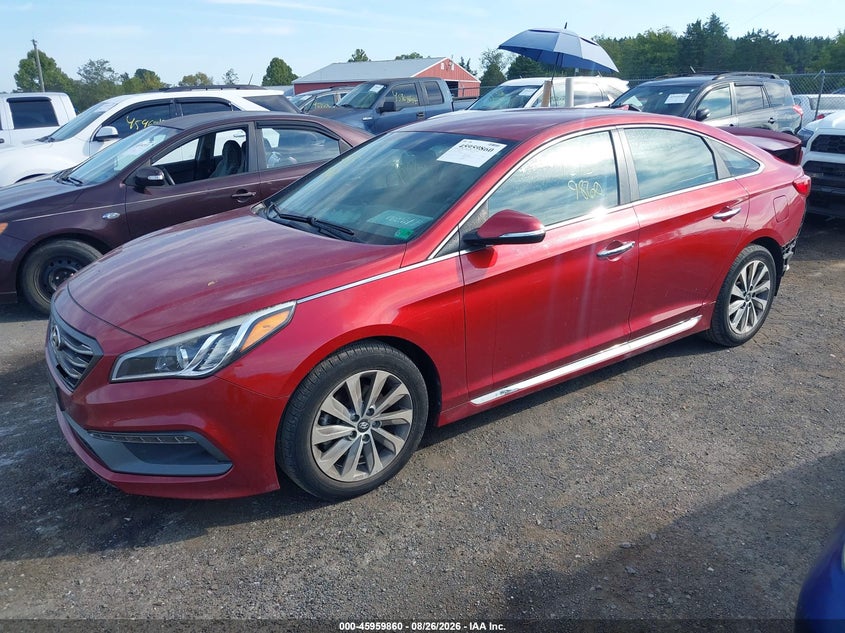 2015 HYUNDAI SONATA auction photo 2