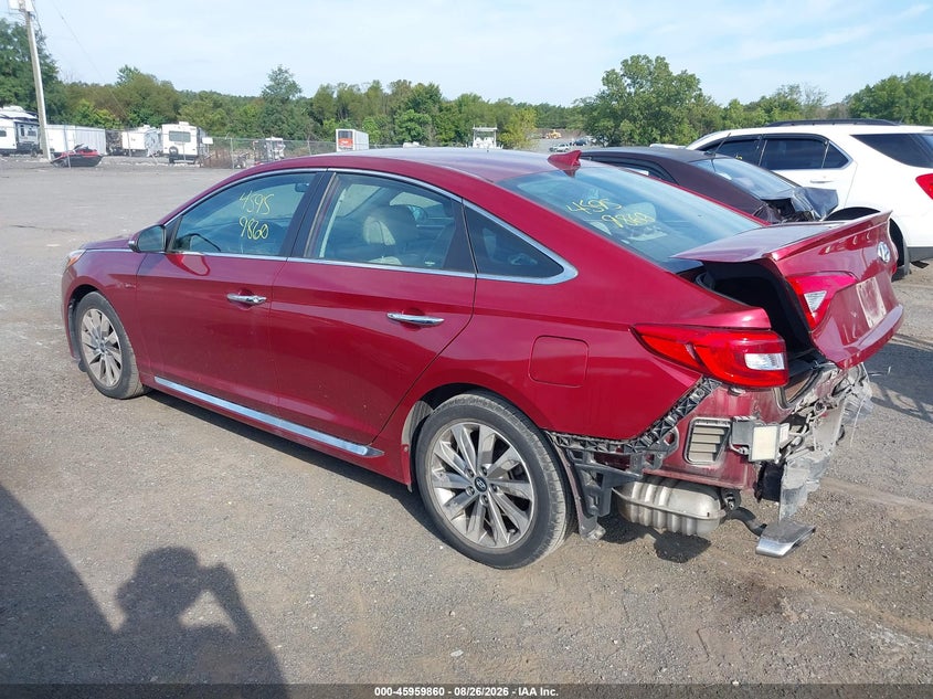 2015 HYUNDAI SONATA auction photo 3