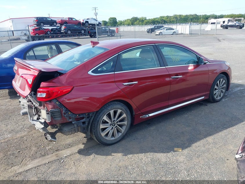 2015 HYUNDAI SONATA auction photo 4