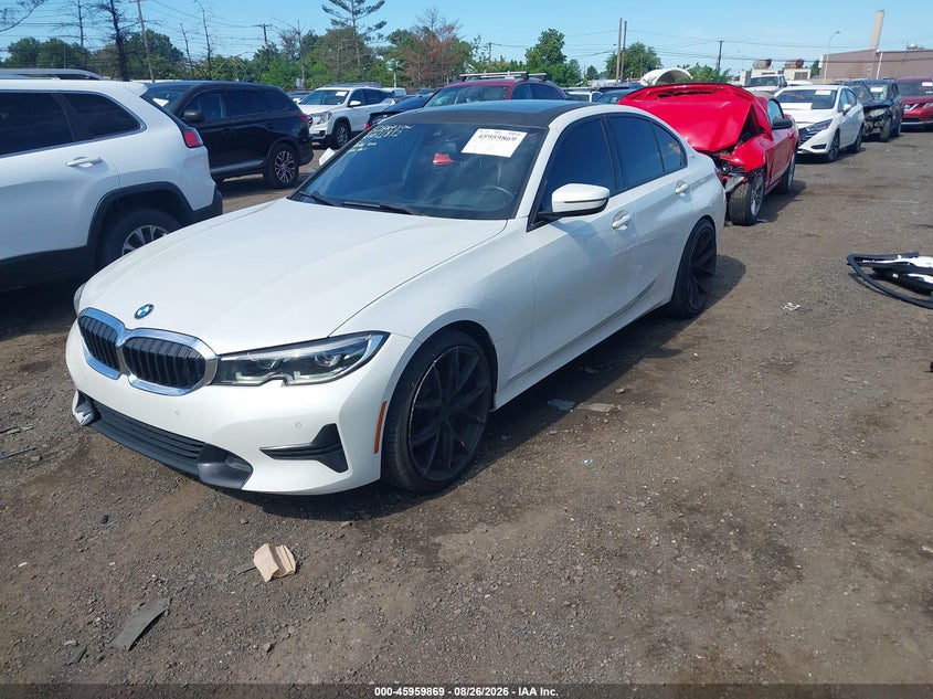 2019 BMW 3er, Left Rear, IAAI, VIN WBA5R1C57KFH11056 — photo 2