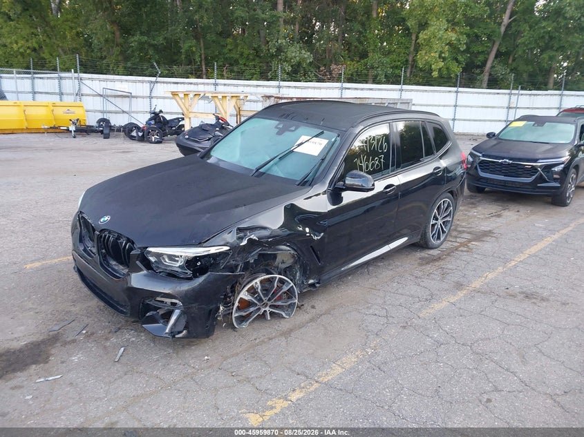 2021 BMW X3, Left Front, IAAI, VIN 5UXTY9C09M9H87295 — photo 2