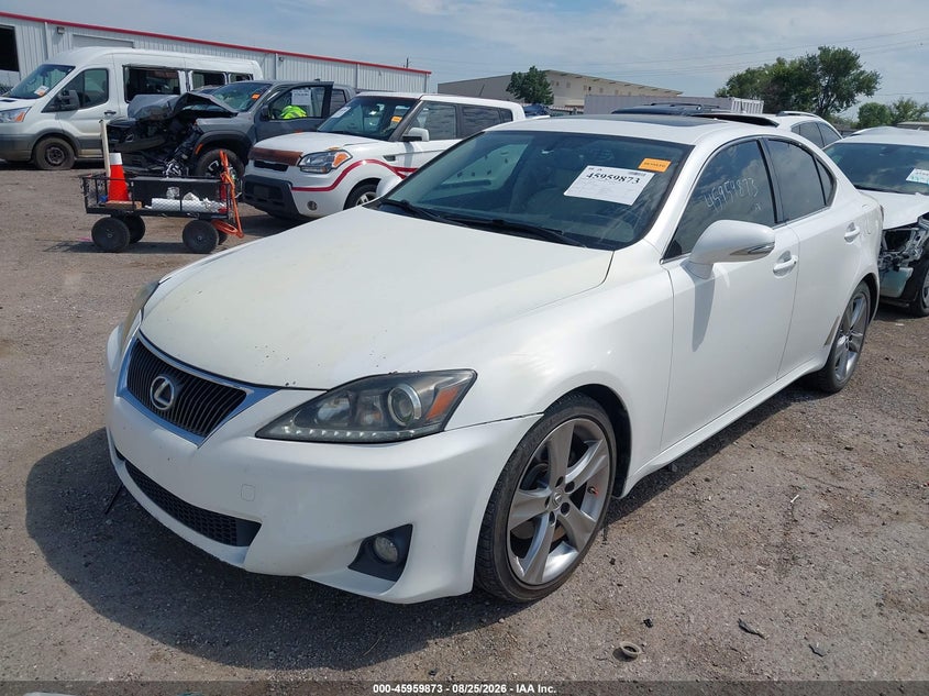 LEXUS IS 250 2012 VIN JTHBF5C26C5182584