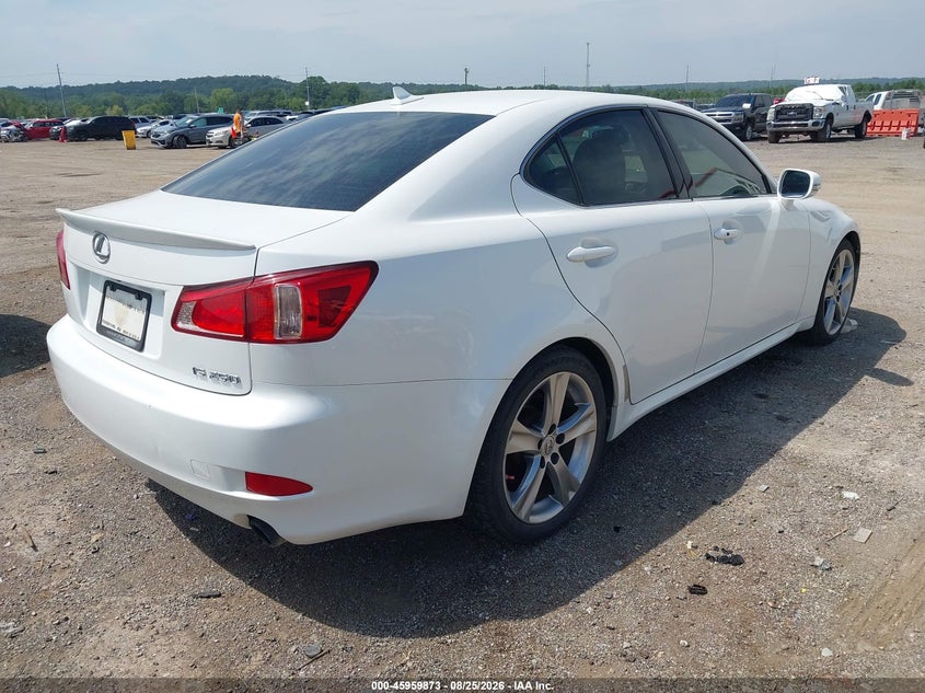LEXUS IS 250 2012 VIN JTHBF5C26C5182584