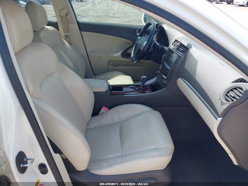 LEXUS IS 250 2012 VIN JTHBF5C26C5182584