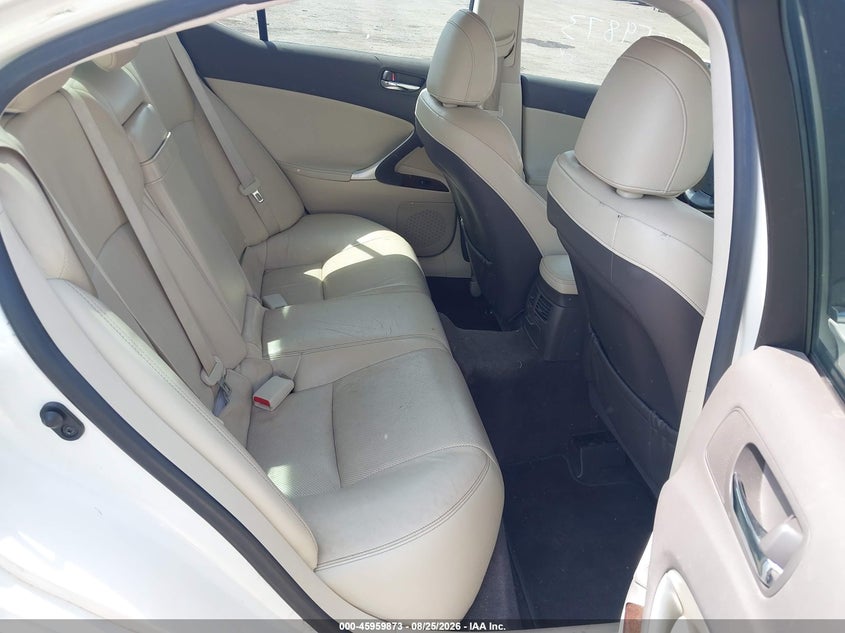 LEXUS IS 250 2012 VIN JTHBF5C26C5182584
