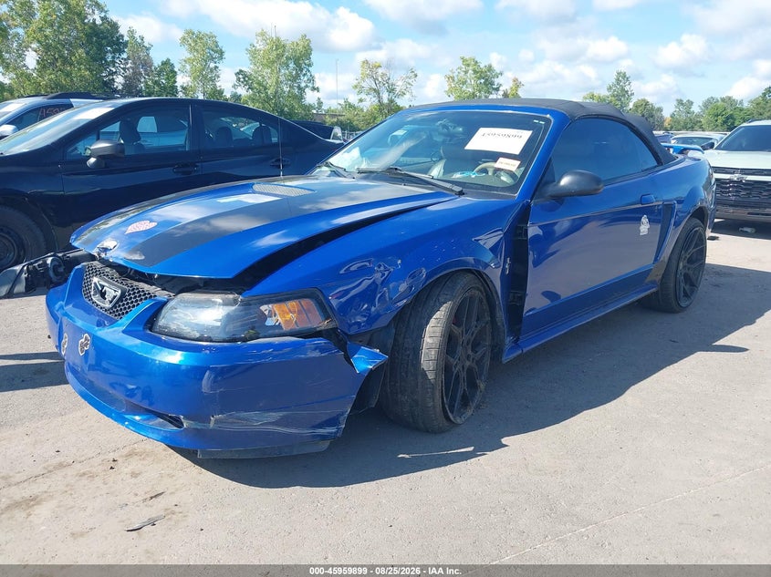 2002 Ford Mustang, Front End, IAAI, VIN 1FAFP44452F184500 — photo 2