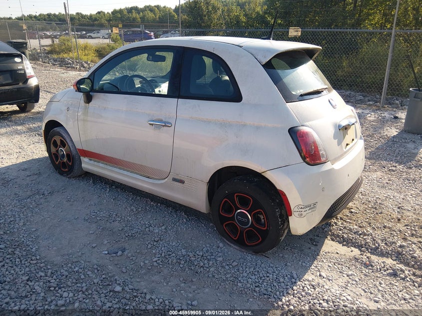 Vin: 3c3cffge7dt745969, lot: 46459124, fiat 500e battery electric 20133