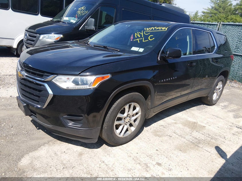 Vin: 1gnerfkw8jj198149, lot: 46459133, chevrolet traverse ls 20182