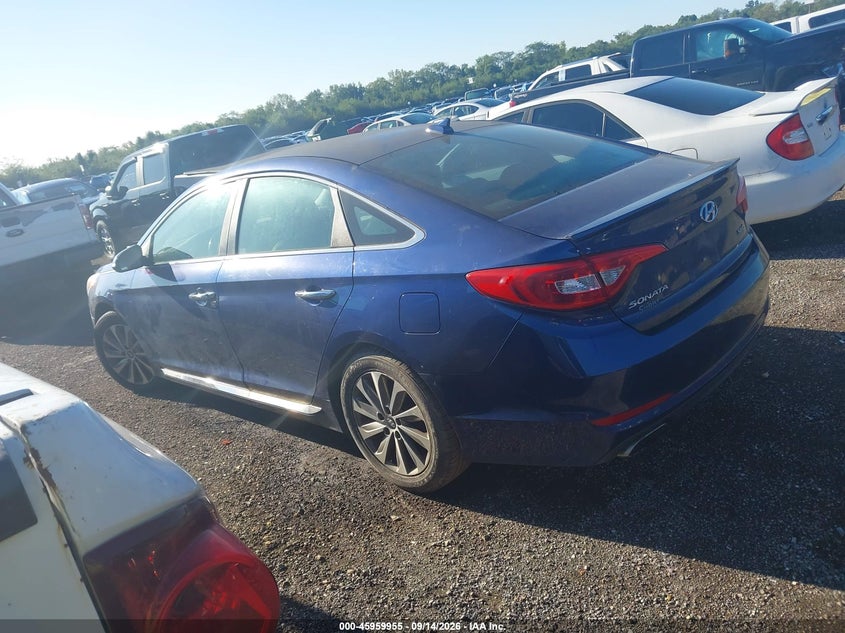 2015 HYUNDAI SONATA auction photo 3