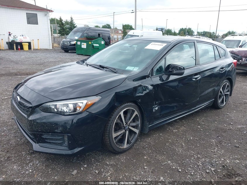 2020 Subaru Impreza, Left Side, IAAI, VIN 4S3GTAL66L3709384 — photo 2