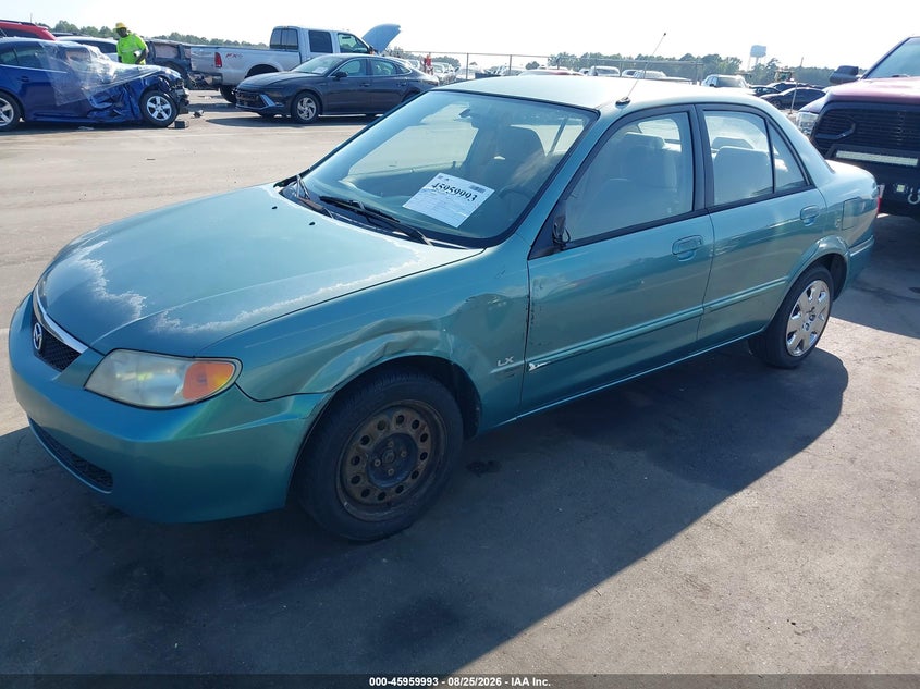 2002 MAZDA PROTEGE SEDAN 2.0L I-4 DOHC, 130HP