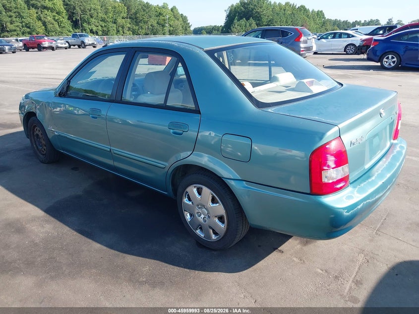 2002 MAZDA PROTEGE SEDAN 2.0L I-4 DOHC, 130HP