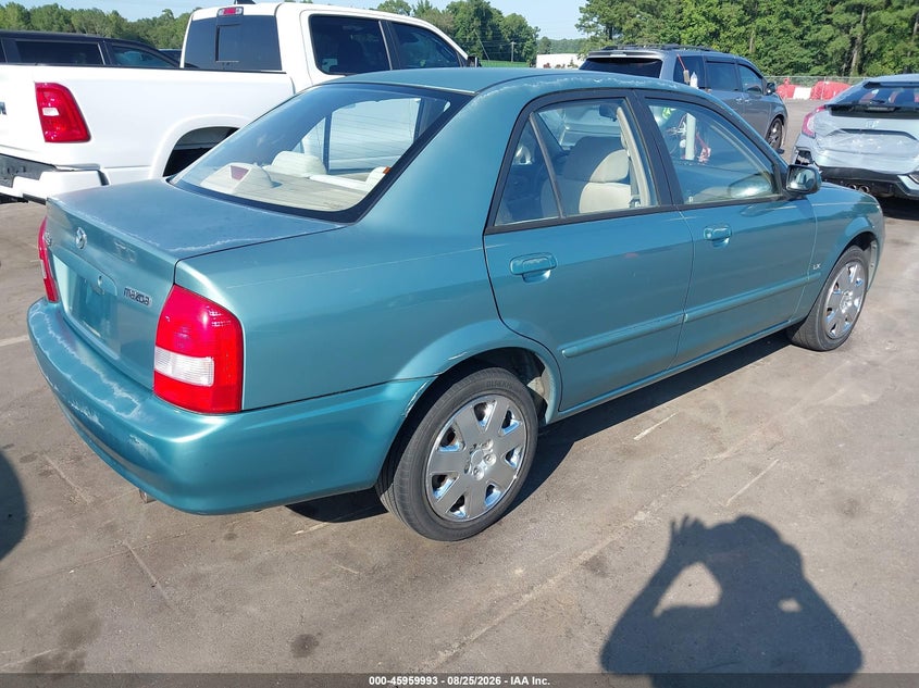 2002 MAZDA PROTEGE SEDAN 2.0L I-4 DOHC, 130HP