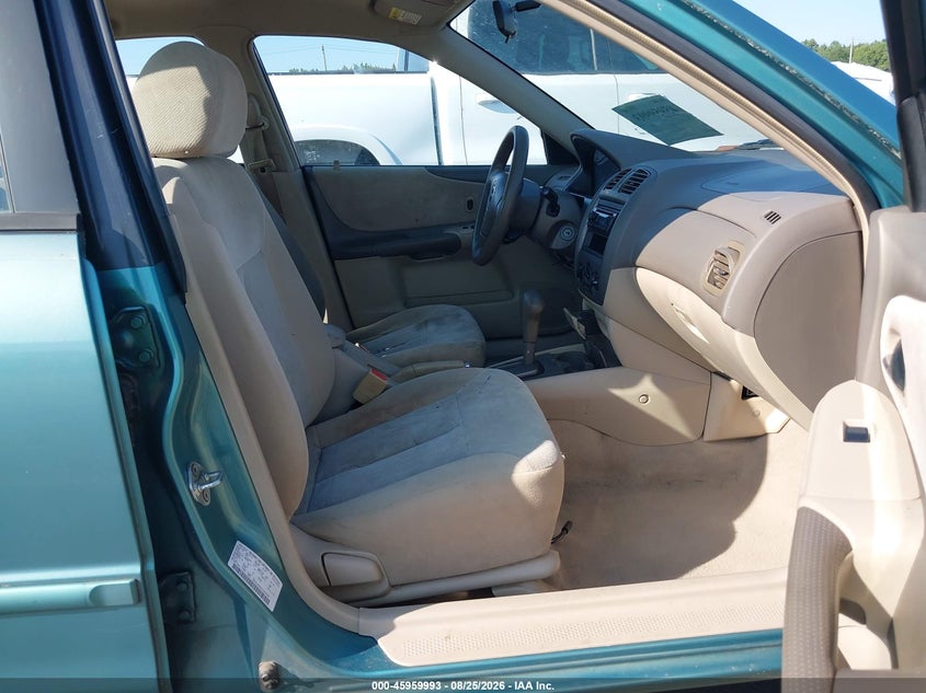 2002 MAZDA PROTEGE SEDAN 2.0L I-4 DOHC, 130HP