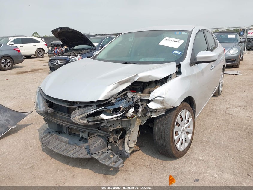 2017 Nissan Sentra, Front End, IAAI, VIN 3N1AB7AP1HL697960 — photo 2