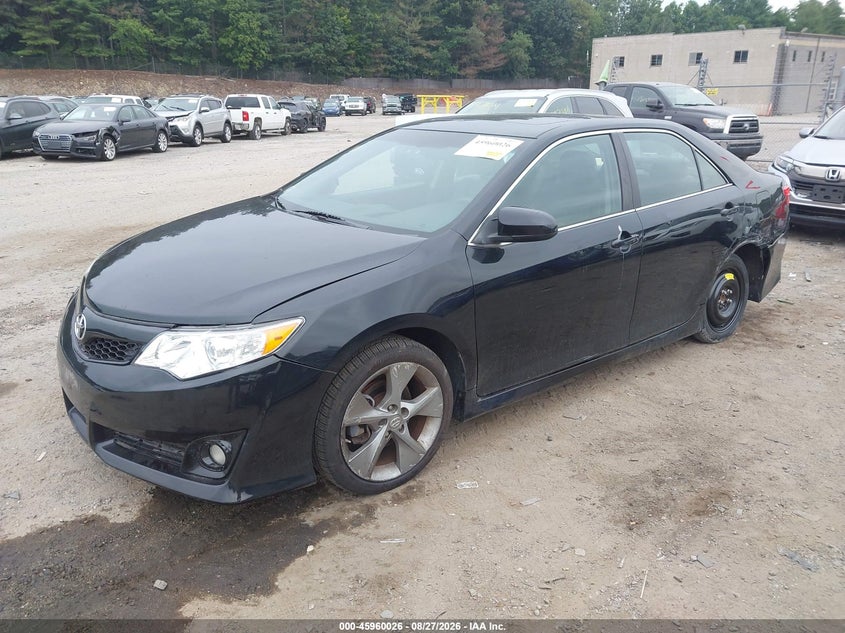 2014 Toyota Camry, Left Rear, IAAI, VIN 4T1BF1FK1EU766899 — photo 2