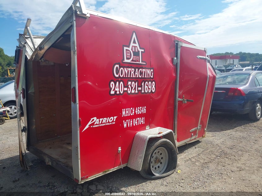 HOME TRAILER 2018 VIN 5HABE1017JN060004