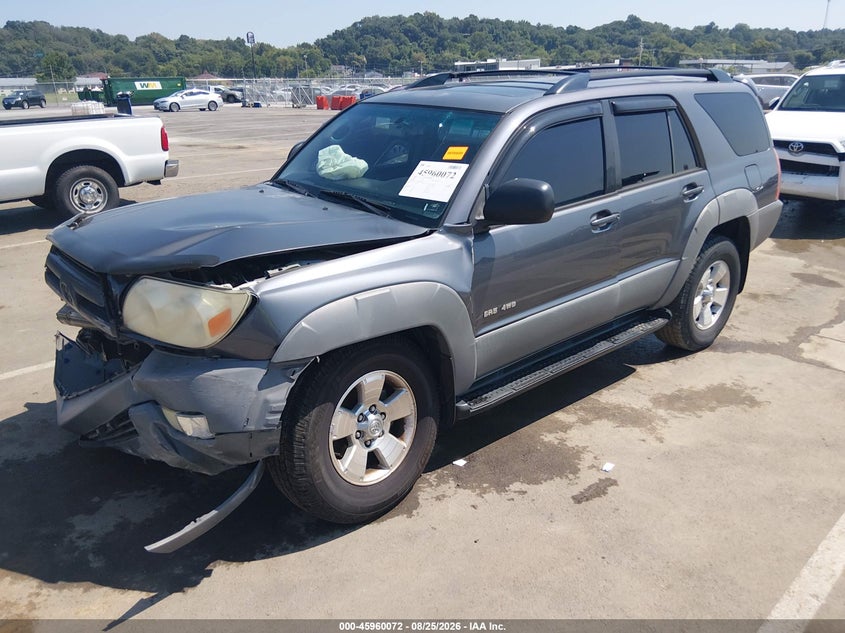 2003 Toyota 4Runner, Front End, IAAI, VIN JTEBT14R738001436 — photo 2