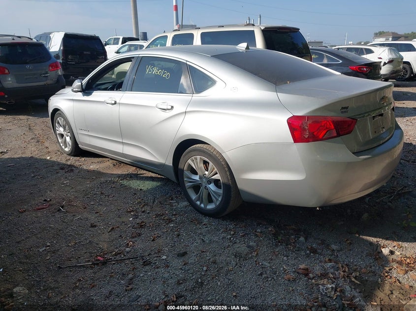 Vin: 2g1125s39e9118671, lot: 46459339, chevrolet impala 2lt 20143