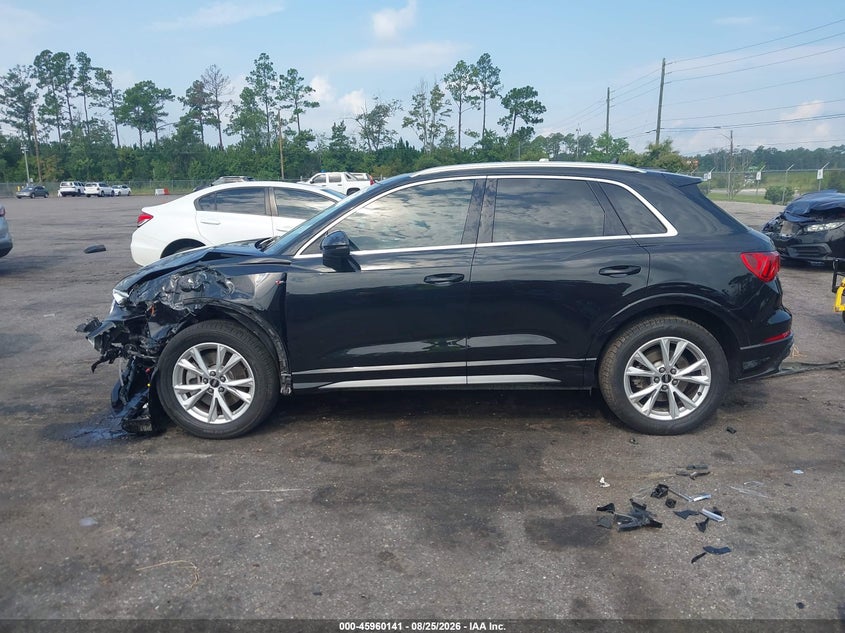 AUDI Q3 2022 VIN WA1DECF33N1123650