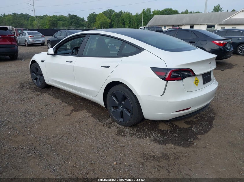 Vin: 5yj3e1ea1pf425860, lot: 46459372, tesla model 3 rear-wheel drive 20233