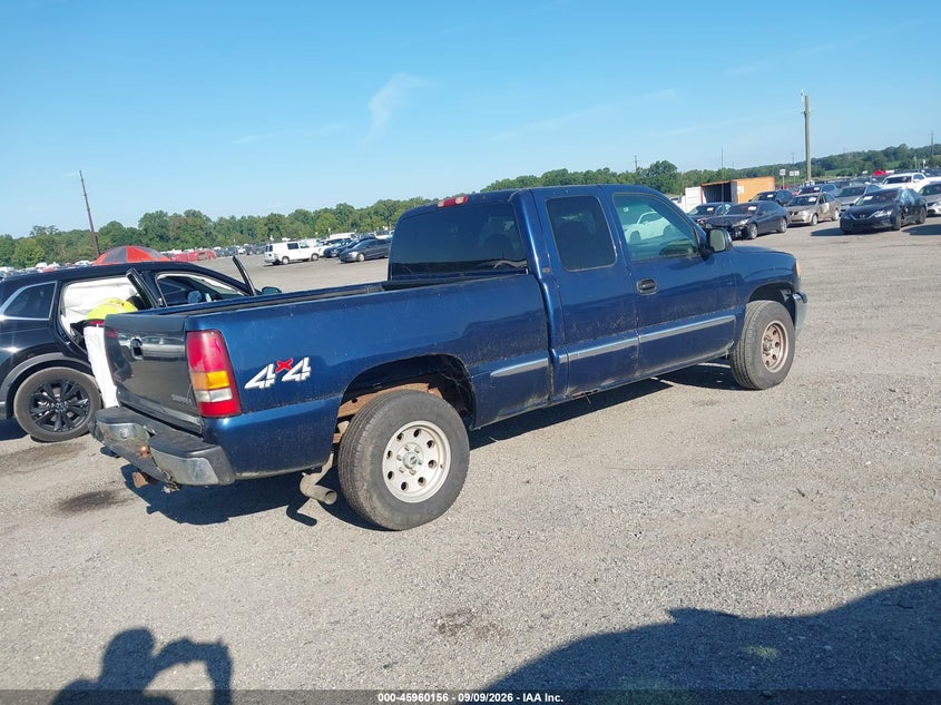 2001 GMC SIERRA PICKUP 4.8L V-8 REGULAR , 270HP