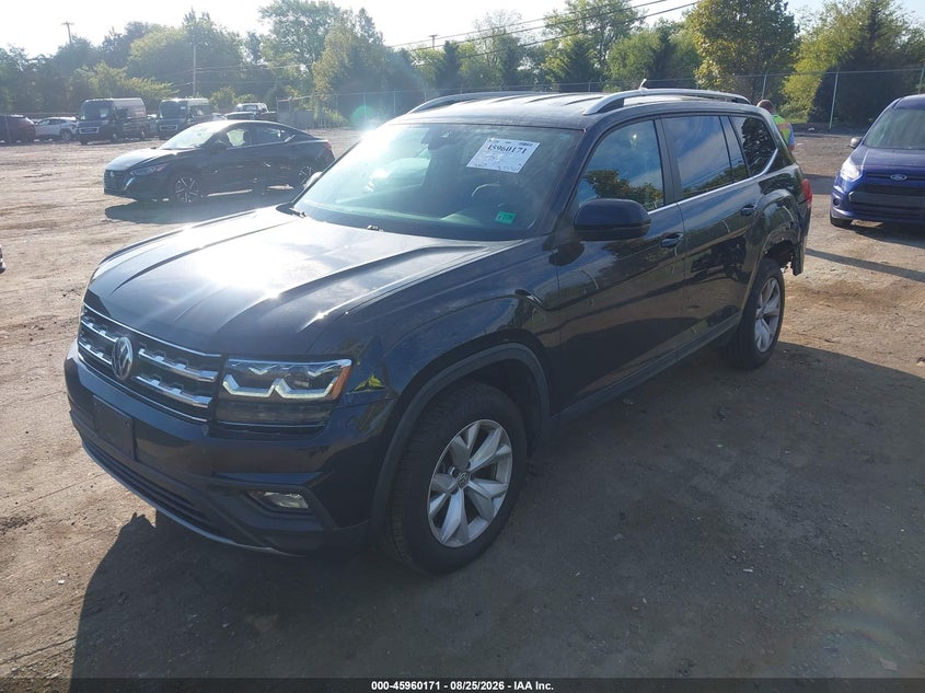 2019 Volkswagen Atlas 3.6L V6 Se W/Technology, Левый перёд, IAAI, VIN 1V2WR2CA7KC534340 — фото 2