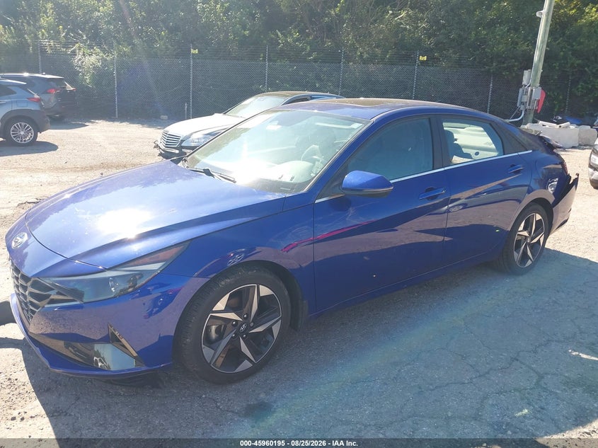 HYUNDAI ELANTRA 2022 VIN 5NPLN4AG9NH057714