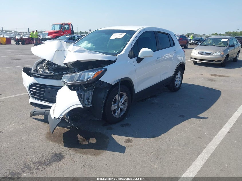 2019 Chevrolet Trax, Удар спереди, IAAI, VIN 3GNCJKSB1KL383433 — фото 2