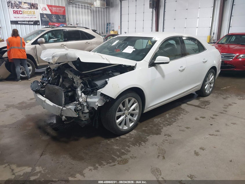 2015 Chevrolet Malibu, Front End, IAAI, VIN 1G11D5SL5FF144381 — photo 2