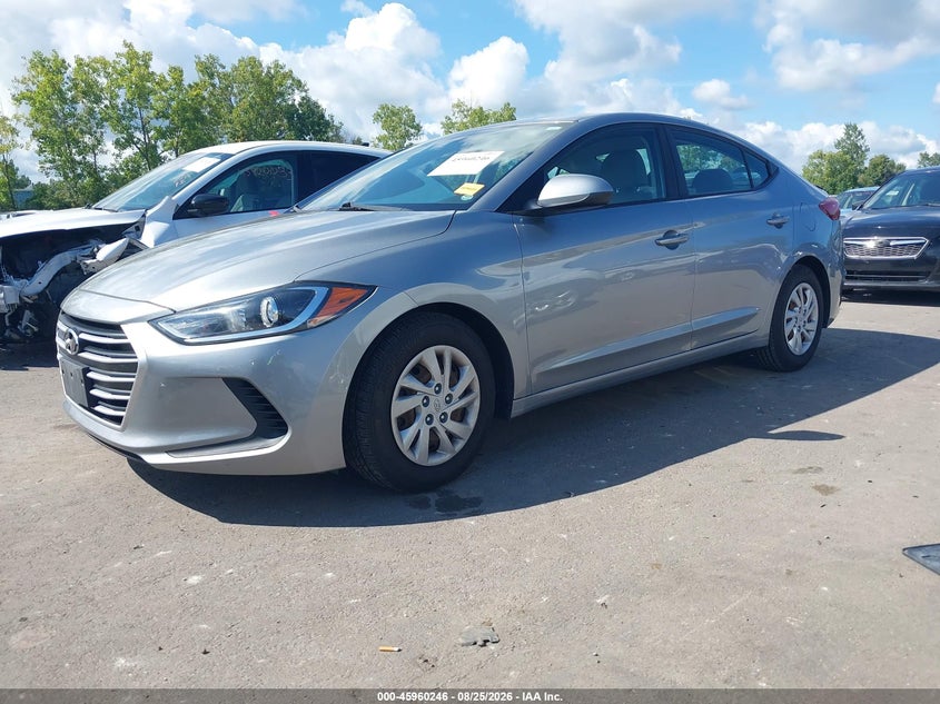 2017 Hyundai Elantra, Удар ззаду, IAAI, VIN 5NPD74LF1HH181757 — фото 2