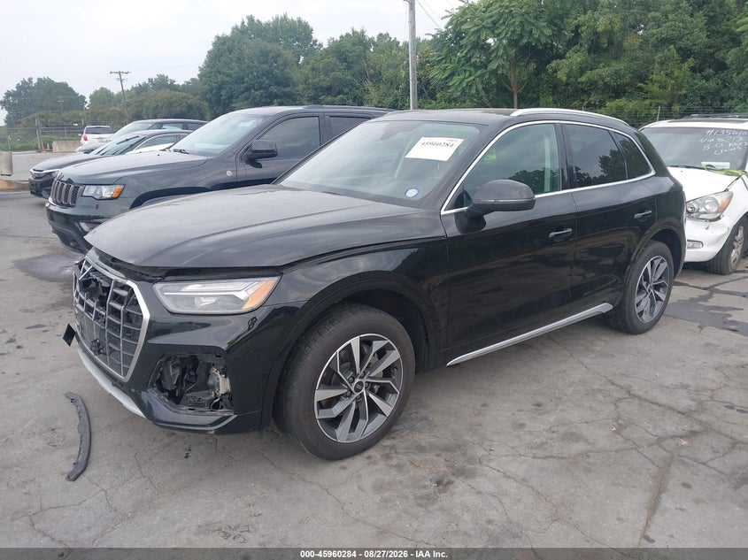 Vin: wa1baafy0m2114691, lot: 46459503, audi q5 premium plus 45 tfsi quattro s tronic 20212