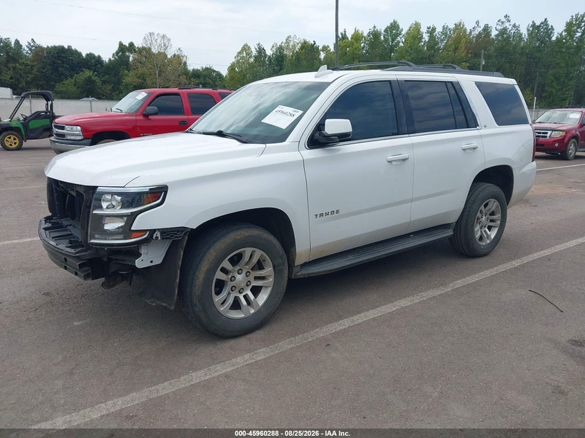 2016 Chevrolet Tahoe, Удар спереди, IAAI, VIN 1GNSCBKC5GR453756 — фото 2